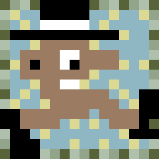 Le dessin en PixelArt qui a servi de modèle pour la fabrication de la broderie.